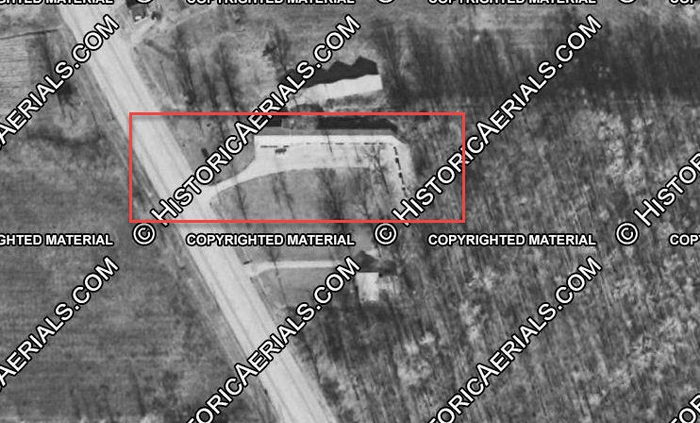 Oak Grove Motel - 1966 Aerial (newer photo)